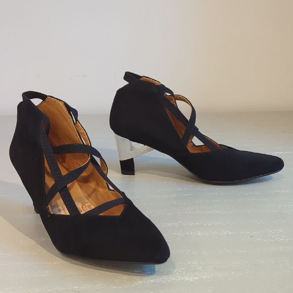 United Nude Teka Bootie Mid Black Suede Heel Black‎ size 39 - Picture 1 of 11